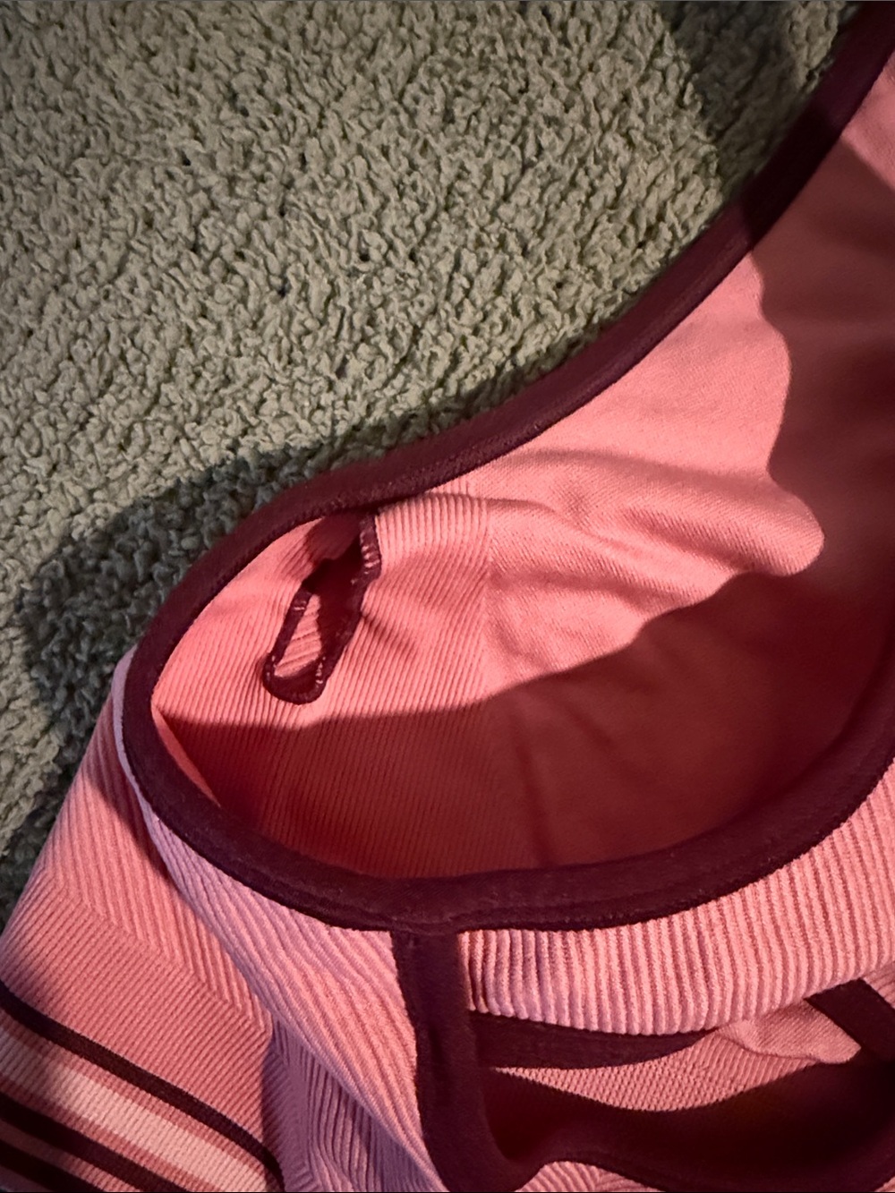Racerback Sports Bra Duo — Pink & Gray - Picture 5 of 6